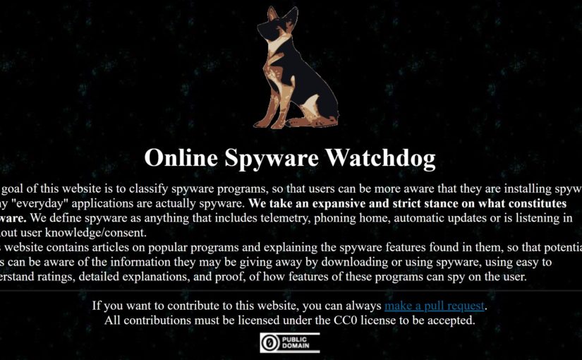 Spyware Watchdog Article Catalog