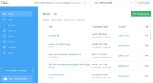 Mehr über den Artikel erfahren Webseite auf dem Desktop erstellen: Publii