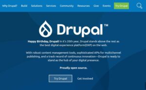 Mehr über den Artikel erfahren Drupal CMS ausprobiert