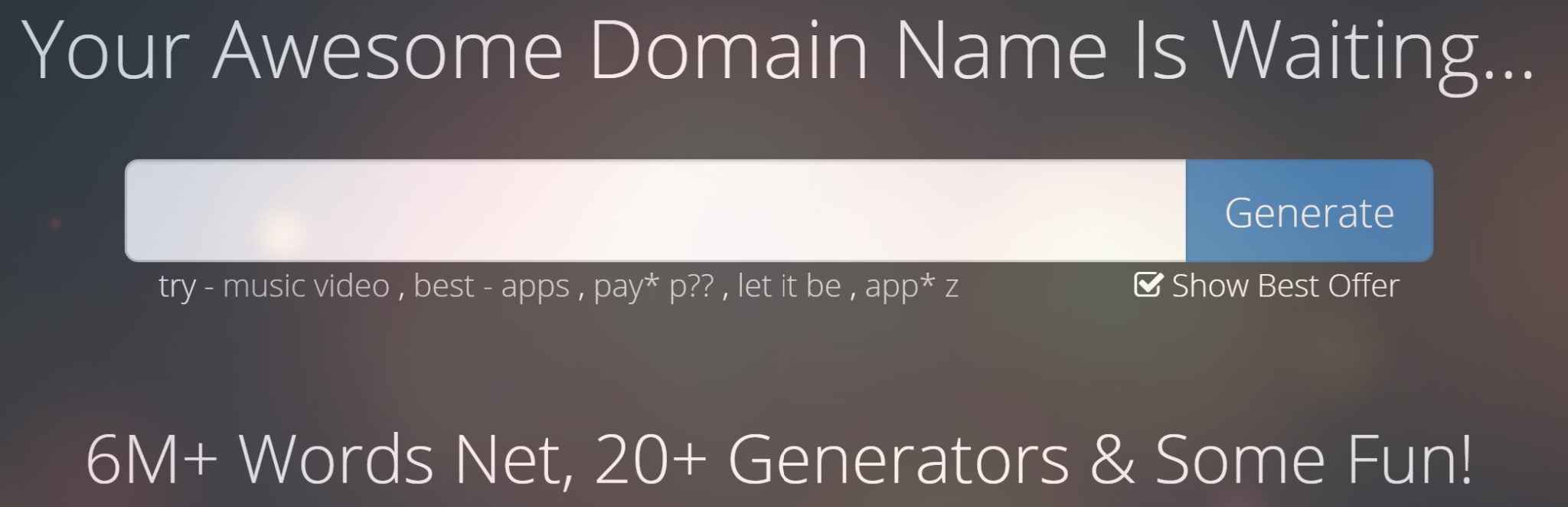 Domain Suchmaschinen