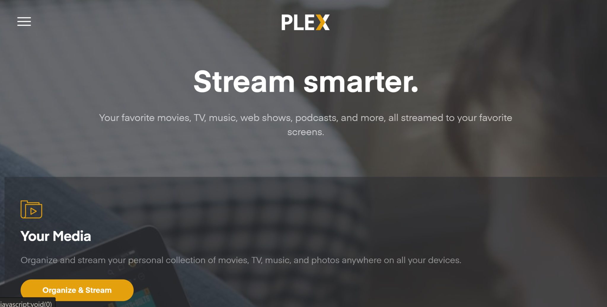 Kostenloses Streaming mit Plex