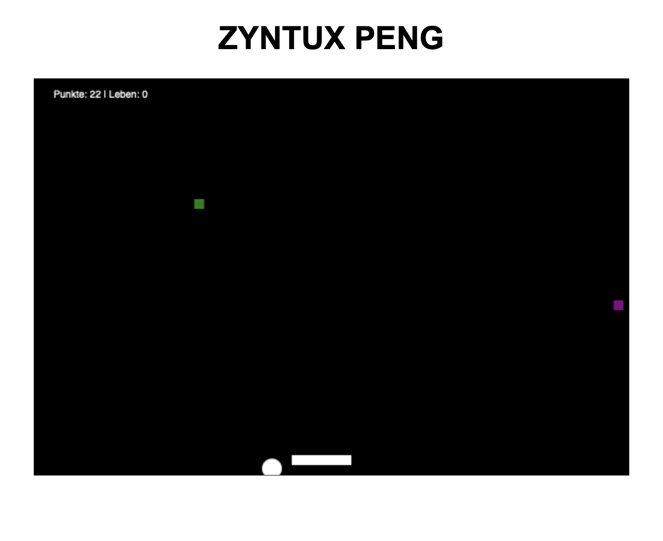 Neues Minispiel: Peng